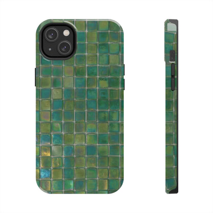 sea green tile case