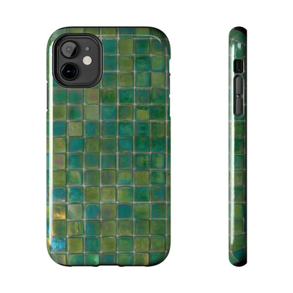 sea green tile case