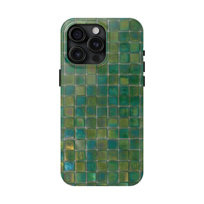 sea green tile case