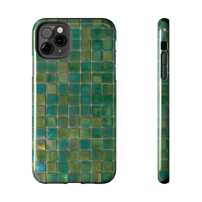 sea green tile case