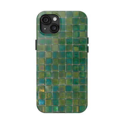 sea green tile case