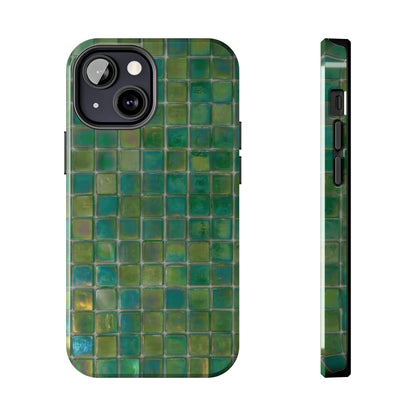 sea green tile case